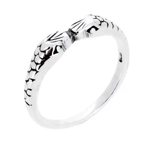 925 Sterling Silver Kissing Cobra Snake Ring for Women, Girls