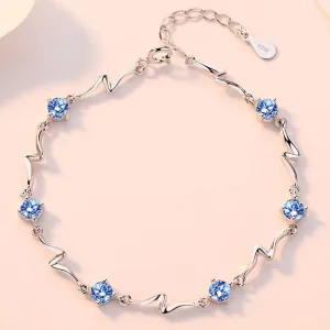 925 Sterling Silver Zirconia Bracelets