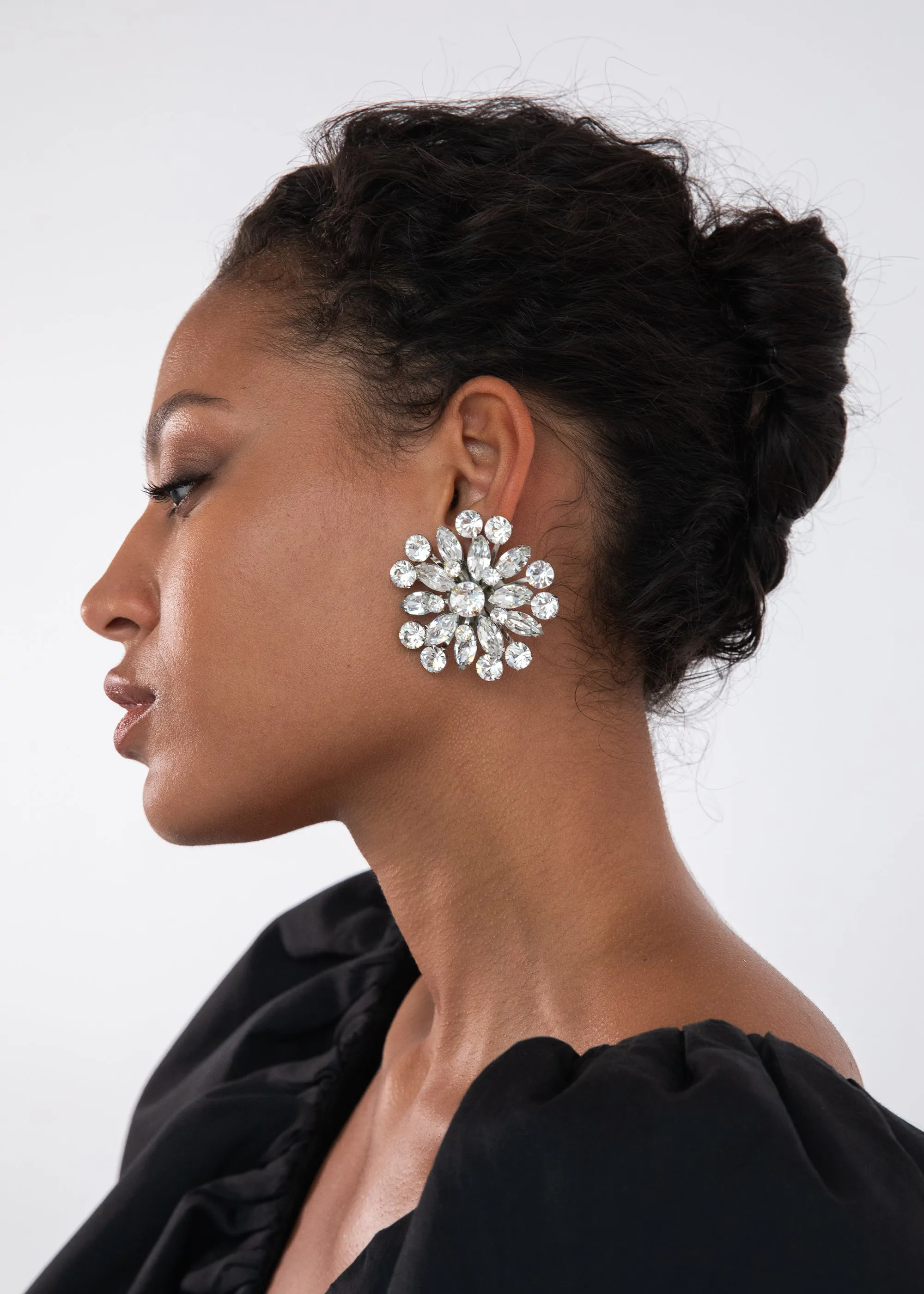 Ariah Earrings -- Crystal