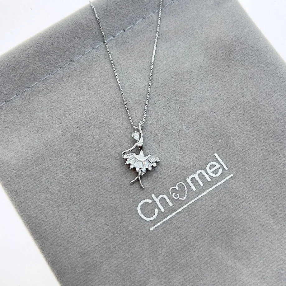 Ballerina Cubic Zirconia  Necklace