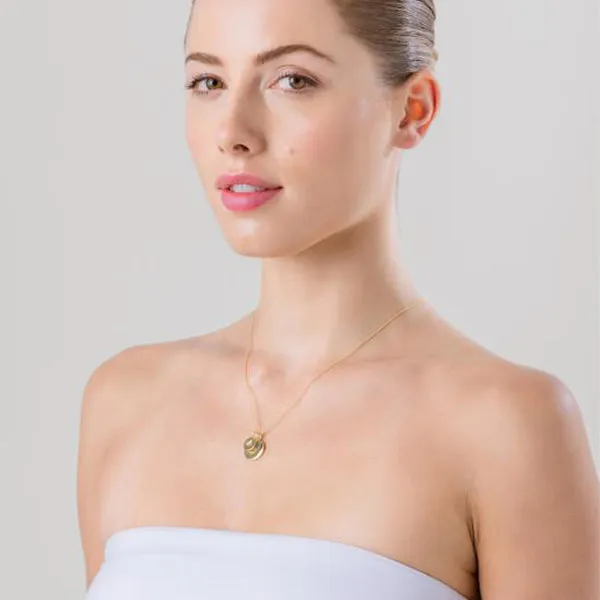 Beck Gold Clear Necklace