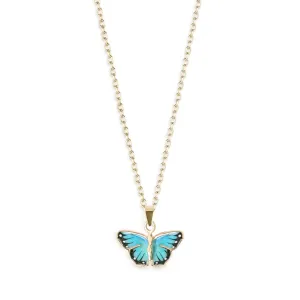 Butterfly Pendant- Blue