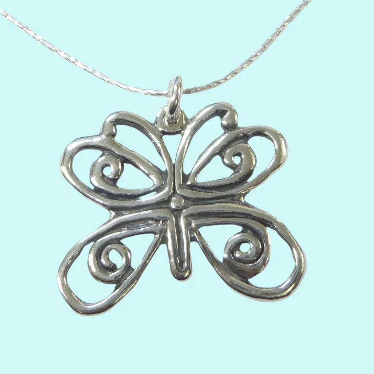 Butterfly Pendant for Woman Israeli Meaningful Necklaces