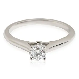 Cartier 1895 Diamond Solitaire Ring in 950 Platinum E VVS1 0.24 CTW