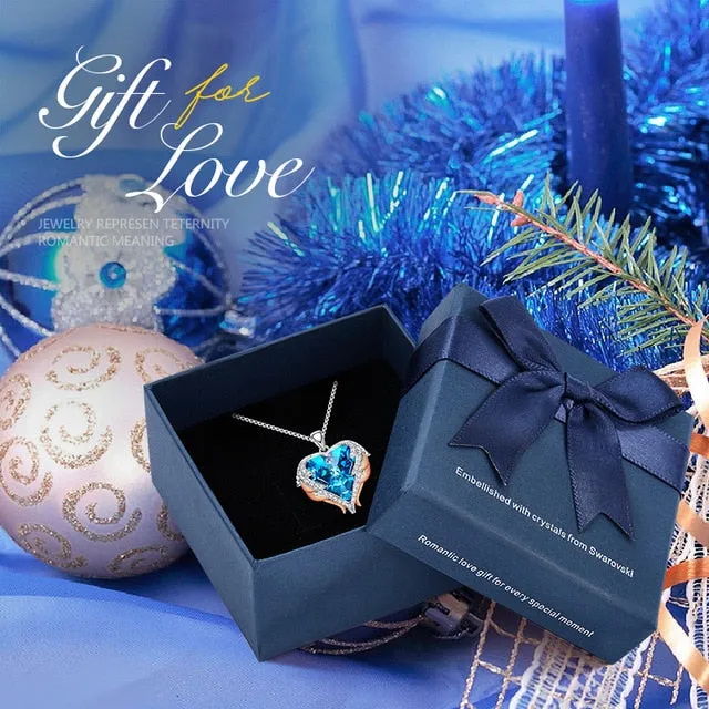 CDE Angel Wing Heart Necklaces  Christmas GIFTS