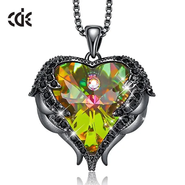 CDE Angel Wing Heart Necklaces  Christmas GIFTS