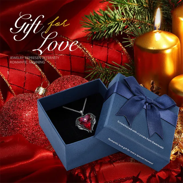 CDE Angel Wing Heart Necklaces  Christmas GIFTS