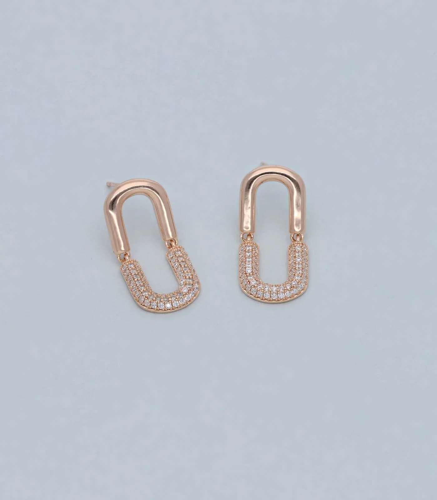 Clip top earrings(Silver)