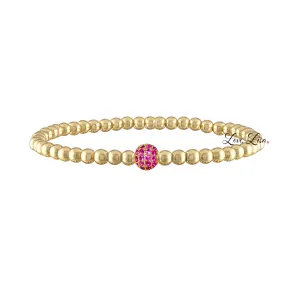 Diana Soft Color Sweet Pave 4mm Bracelet