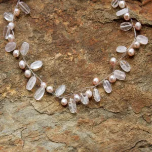 Ethereal Pearl Beaded Necklace