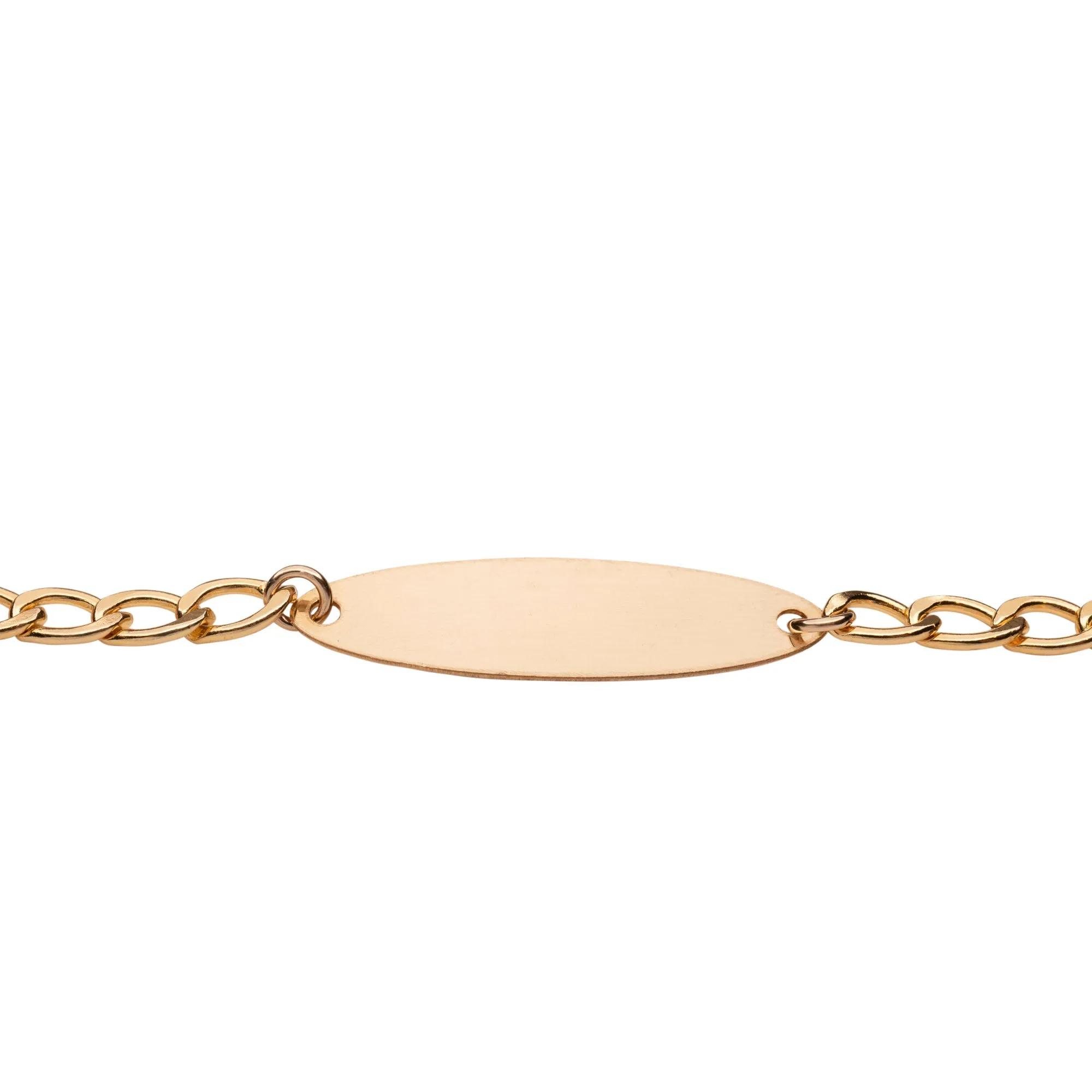 Gold Filled Neptune ID Bracelet