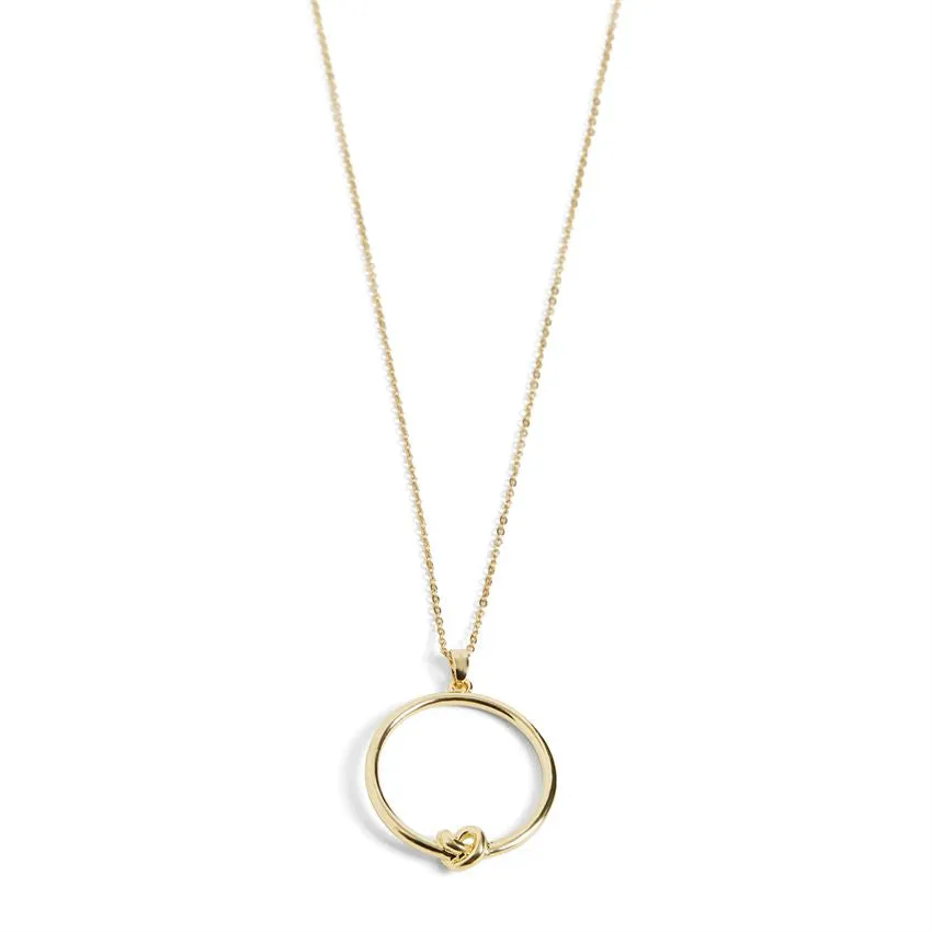 Gold Knot Necklace