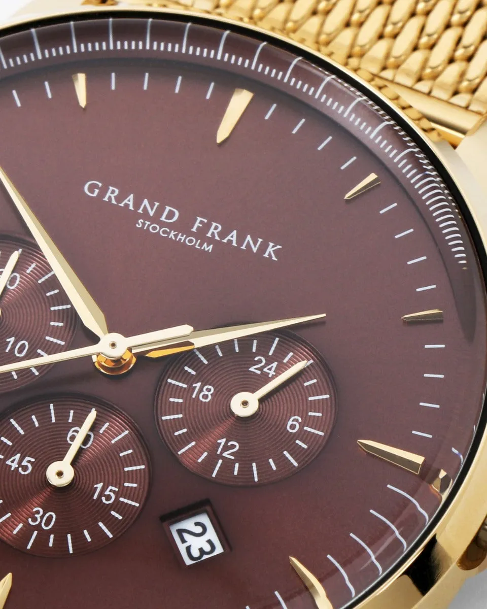 Kinsale Chronograph Watch Gold