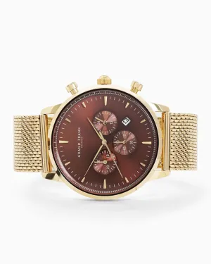 Kinsale Chronograph Watch Gold