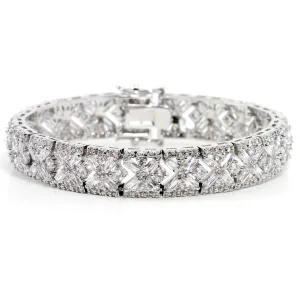 Marlene Art Deco Vintage Inspired Cubic Zirconia Bracelet