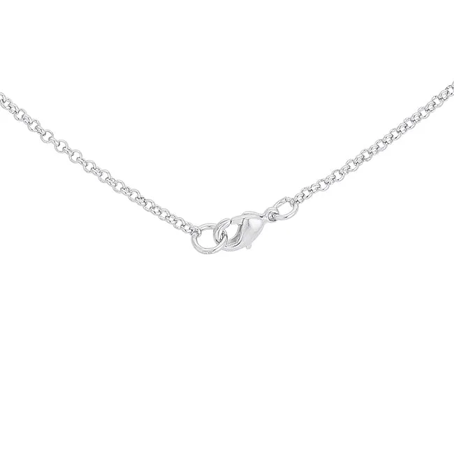 Monya Timeless Criss Cross Pendant Necklace | 1ct