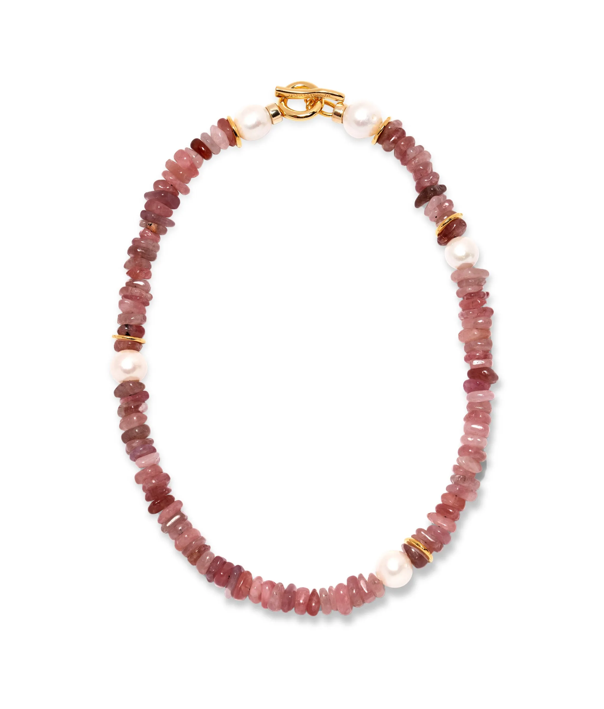 Mood Necklace in Strawberry Quartz