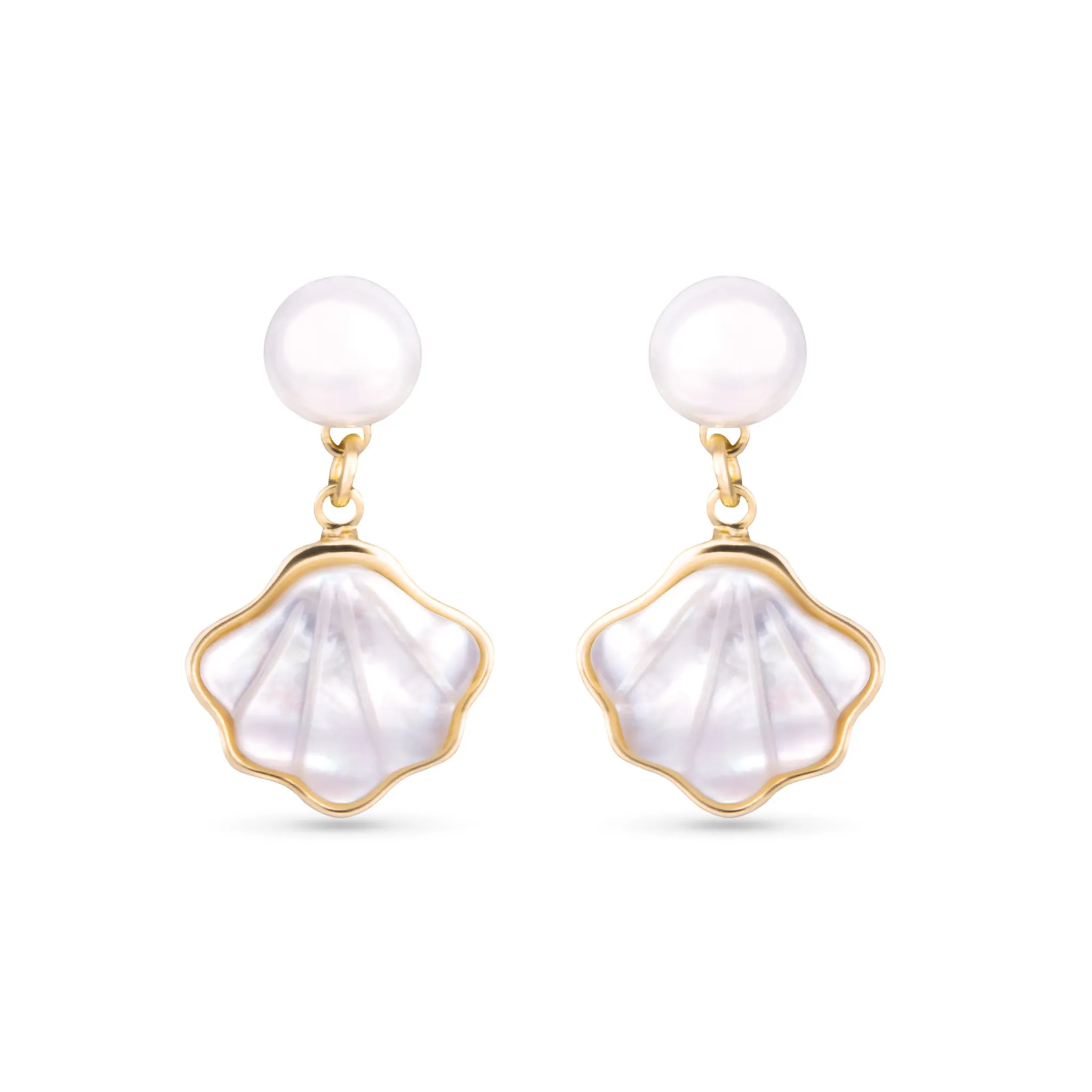 Mother of Pearl Shell Earrings