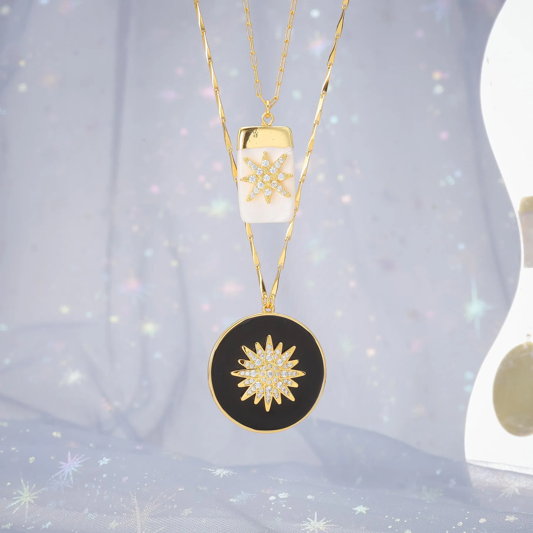 Octagram Star Necklace