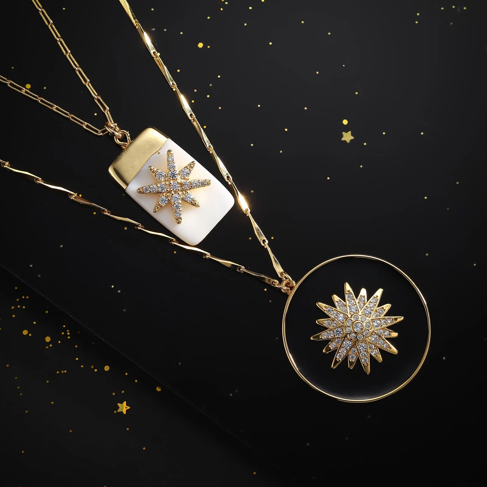 Octagram Star Necklace