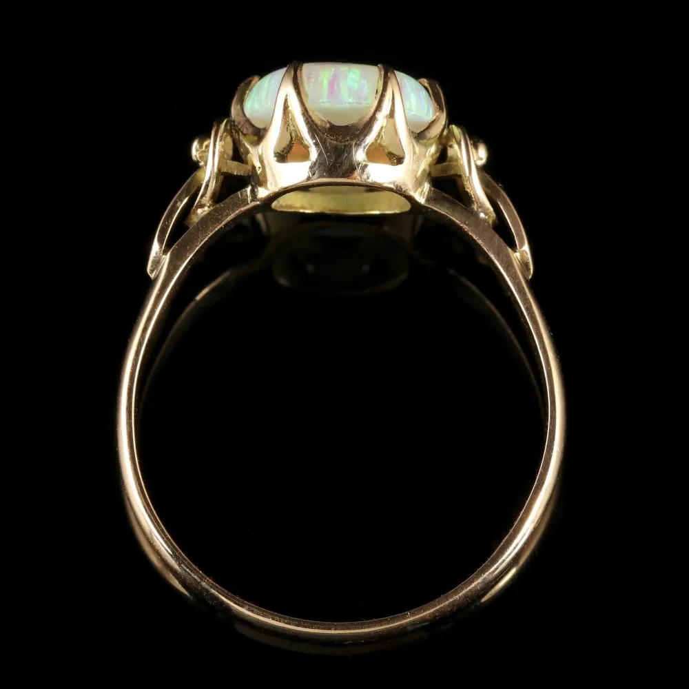 Opal Gold Ring 14Ct Gold