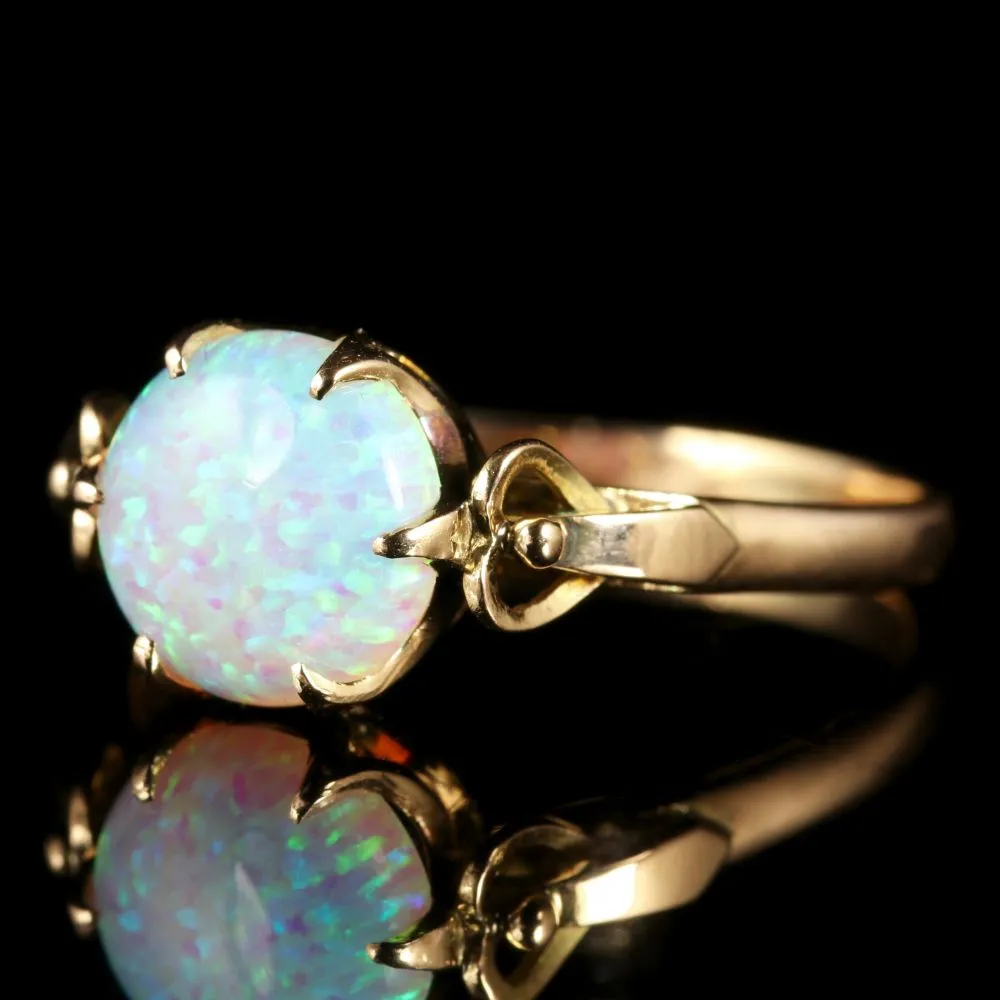 Opal Gold Ring 14Ct Gold