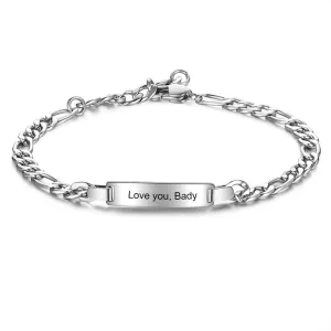 Personal Stainless Steel Name Bracelet