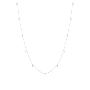 Prim Beaded Necklace - Sterling Silver