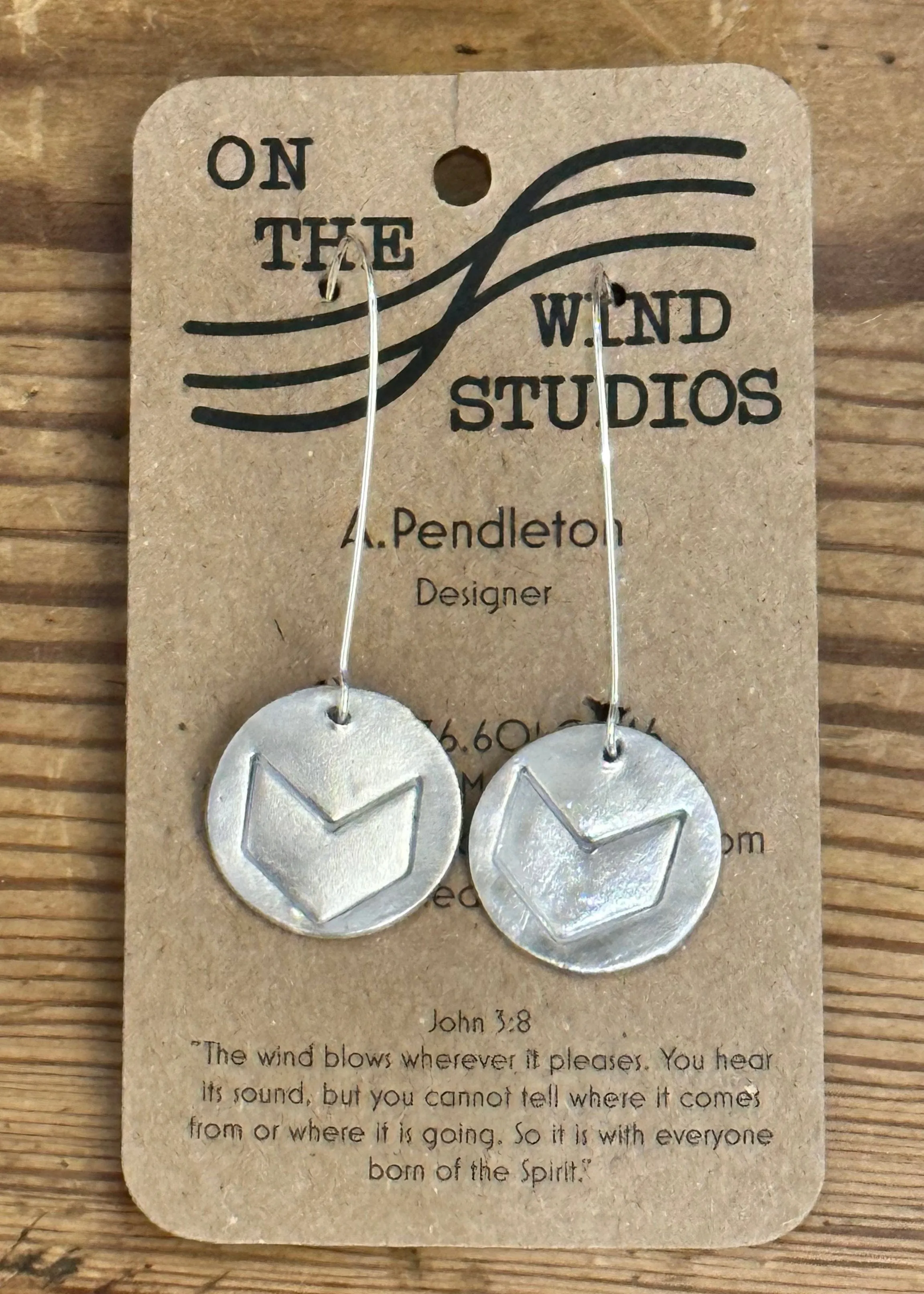 Refined by Fire Silver Earrings