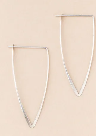 Refined Earring Collection | Galaxy Triangle Hoop