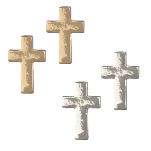 Small Cross Stud Earrings