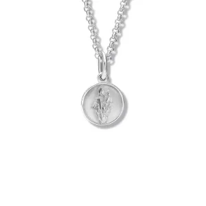 Snowdrop Necklace Pendant Silver