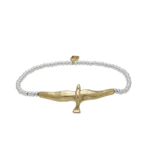 Soar Bird Mini Ball Stretch Bracelet