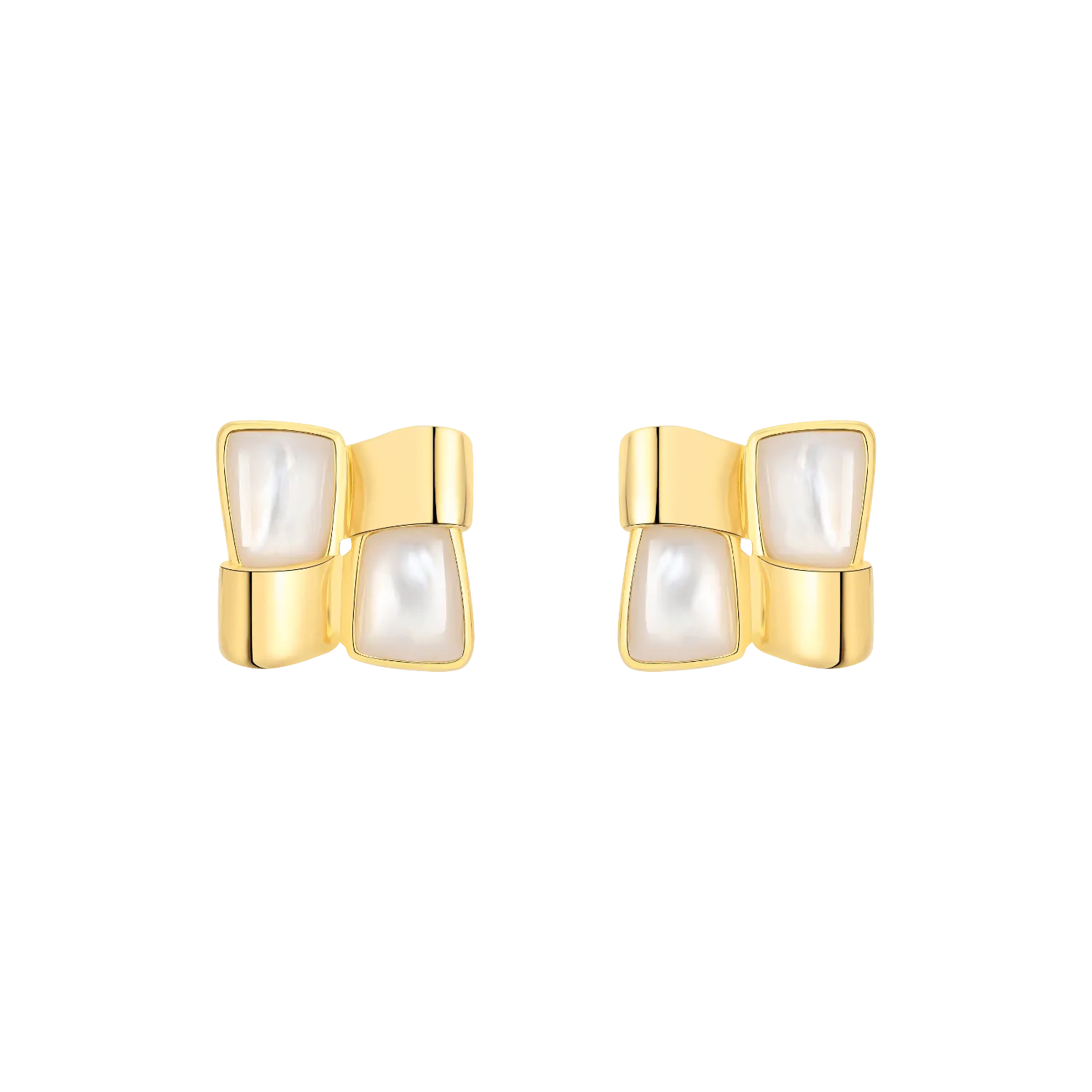 Textile Stud Earrings