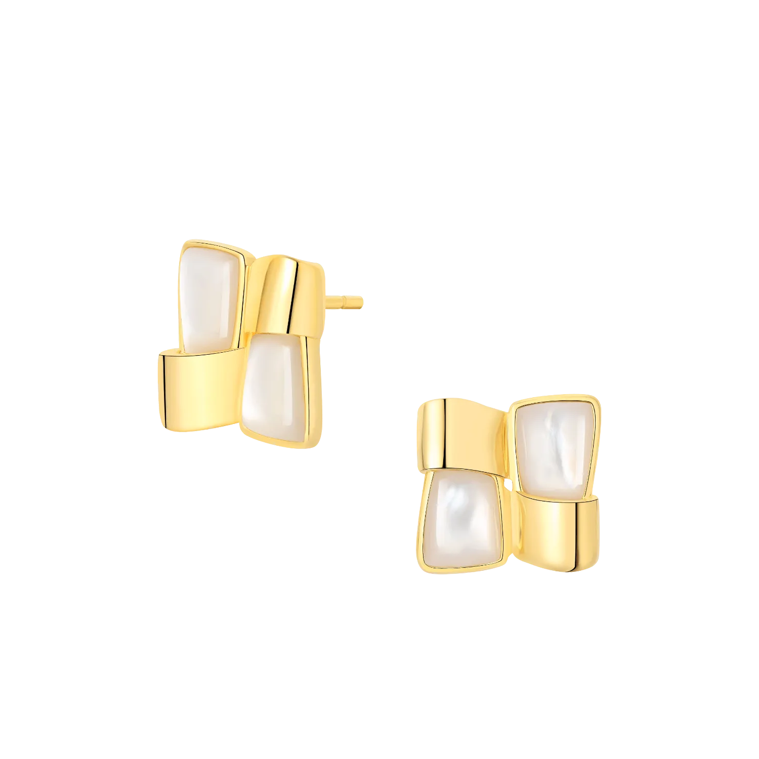 Textile Stud Earrings