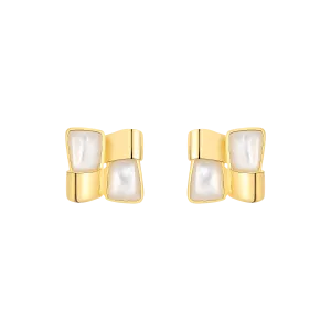 Textile Stud Earrings