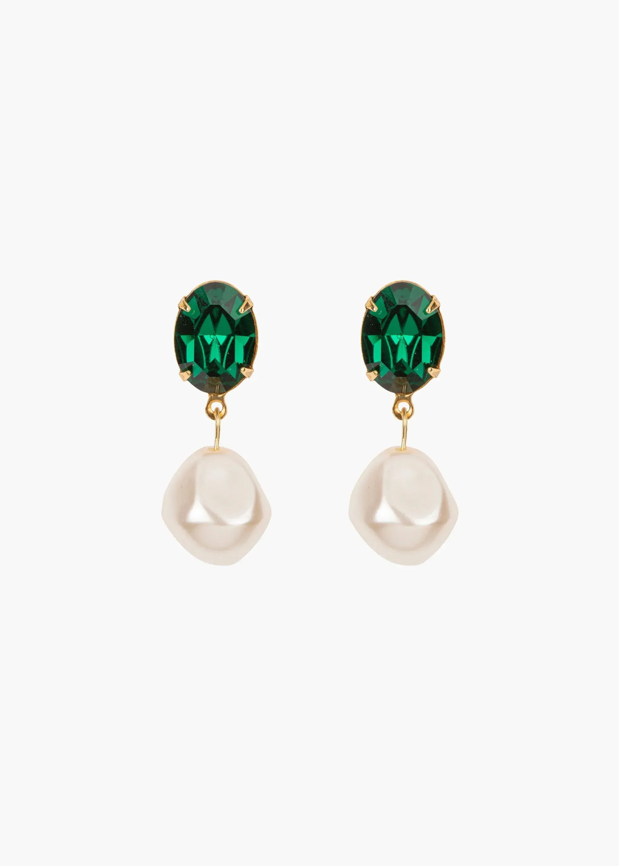 Tunis Earrings Emerald